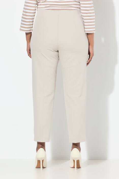 7/8-broek, biezen, smalle broekspijpen, elastische tailleband