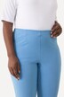 Pantalones con diseño crop, pernera ajustada, cintura elástica