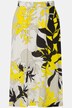 Climbing Leaves Slip-On Skirt with Elastic Waistband