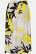 Climbing Leaves Slip-On Skirt with Elastic Waistband