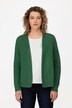 Strickjacke, Identity, Patentstrick, offene Form, Langarm