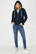 Hoodie-Jacke, Sweat, Kapuze, Langarm