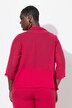 Chiffon jasje, oversized, sjaalkraag, 3/4-mouwen