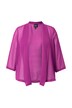 Šifonová bunda, oversize, šálový límec, 3/4 rukávy
