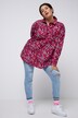 oversized overhemd, overhemdkraag, luipaardprint, lange mouwen