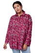 Oversize košile, leopardí vzor, límeček, dlouhé rukávy