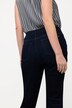 Jean en denim foncé, coupe 5 poches, taille élastique