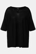 Trui, oversized, V-hals, korte mouwen