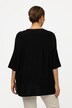 Trui, oversized, V-hals, korte mouwen
