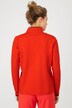 Sweatjacke, Stehkragen, Steppeinsatz, Reißverschluss