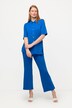 Pantaloni a 7/8 in jersey con taglio della gamba aderente e svasato e cintura elastica