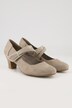 Pumps med spenne, Jana Shoes, imitert skinn, resirkulert, bredde H