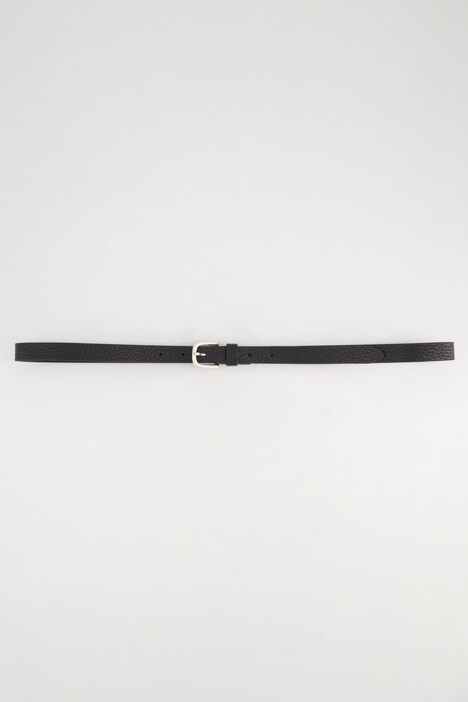 Metallic Look Leather Belt