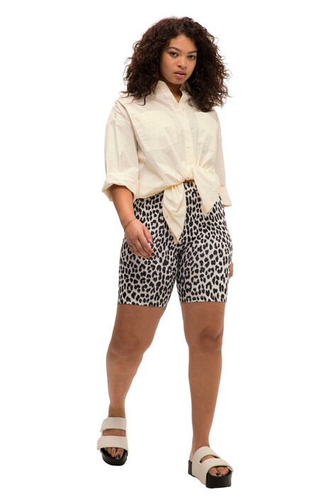 Leopard Print Bike Shorts