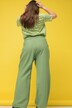 Pantaloni a vita alta con taglio della gamba ampio e cintura elastica