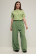 Pantaloni a vita alta con taglio della gamba ampio e cintura elastica
