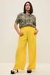 Wide Leg Elastic Waist Pocket Pants