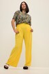 Wide Leg Elastic Waist Pocket Pants
