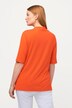 T-shirt, kelkkraag, V-hals, korte mouwen