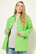 Chemisier oversized en mousseline. Manches longues, broderie