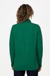 Sweatjacke, Rautenstepp, Stehkragen, Reißverschluss