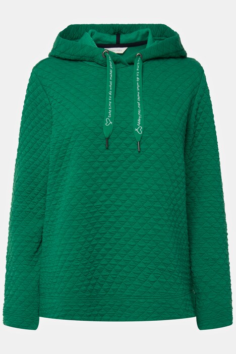 Hoodie, gesteppter Sweater, Kapuze, Langarm