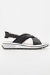 Caprice-sandaler, kryssede reimer, bredde H