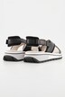 Caprice-sandaler, kryssede reimer, bredde H
