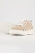 Veloursleder-Sneaker, Zierstreifen, Weite H