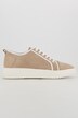 Veloursleder-Sneaker, Zierstreifen, Weite H