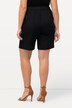Shorts brede ben, bisser, elastisk linning