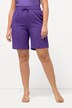 Shorts brede ben, bisser, elastisk linning