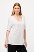 Beaded Embroidery Short Sleeve Tee