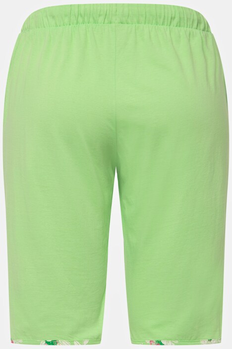 pyjama, kort, bloemen, ronde hals, korte mouwen, shorts