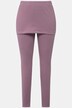 Yoga-leggings med nederdel, slanke, økologisk bomuld