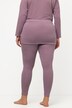 Yoga-leggings med nederdel, slanke, økologisk bomuld