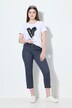 Pantalón Sienna 7/8, dobladillo con flecos, pernera estrecha