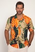 Camicia da spiaggia dalla vestibilità cubana con mezze maniche, stampa floreale e colletto alla cubana