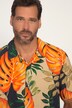 Camicia da spiaggia dalla vestibilità cubana con mezze maniche, stampa floreale e colletto alla cubana