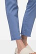 7/8-Slimhose, schmale Passform, 4-Pocket, Fransensaum, mit recyceltem Polyester