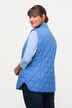 qatteret vest, slim, ståkrave, ærmeløs