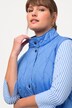qatteret vest, slim, ståkrave, ærmeløs