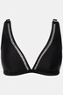 Bikini-Top, Softcups, Gitterbordüre, V-Ausschnitt