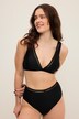 Bikini-Top, Softcups, Gitterbordüre, V-Ausschnitt