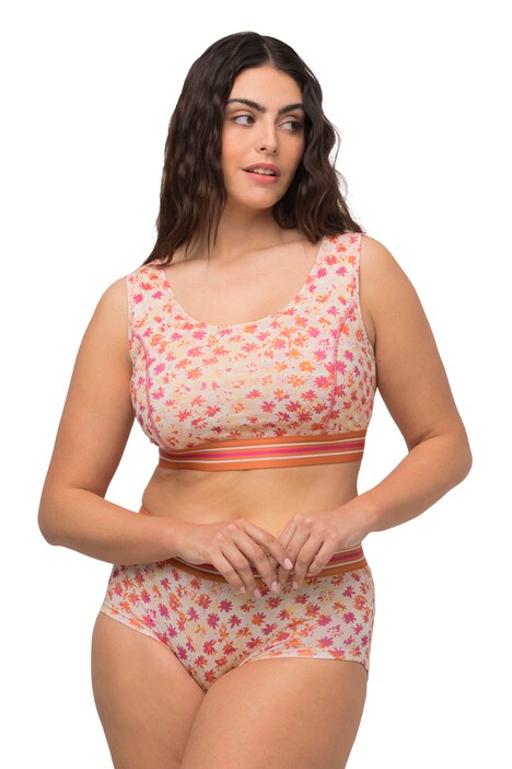 Bustier, 2-balení, pruhovaný pás pod prsy