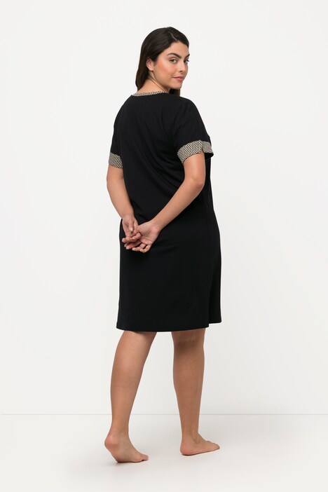 T-shirts de nuit, lot de 2, oversized, col V, manches courtes