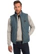 Vesta, kolekce Denim, džínový vzhled, hřejivá podšívka, stojáček, do 8XL