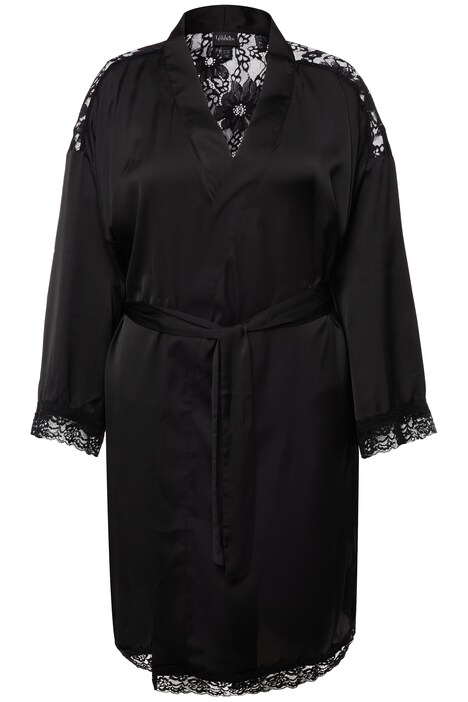 Kimono, satén, krajka