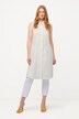 blouse, linnenblend, overhemdkraag, zakken, mouwloos
