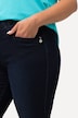 Jean Mony 7/8. Taille élastique. Poches zippées